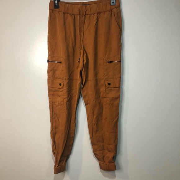 Banana Republic Burn Orange Light Weight Cargo Joggers with Pockets - Picture 1 of 7